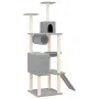 Cat scratching post with light gray sisal posts 168 cm by vidaXL, Cat furniture - Ref: Foro24-171700, Price: 70,22 €, Discoun...