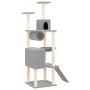 Katzenkratzbaum mit hellgrauen Sisalstämmen, 168 cm von vidaXL, Katzenmöbel - Ref: Foro24-171700, Preis: 71,93 €, Rabatt: %