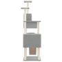 Cat scratching post with light gray sisal posts 168 cm by vidaXL, Cat furniture - Ref: Foro24-171700, Price: 70,22 €, Discoun...