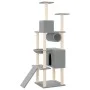 Cat scratching post with light gray sisal posts 168 cm by vidaXL, Cat furniture - Ref: Foro24-171700, Price: 70,22 €, Discoun...
