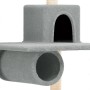 Rascador para gatos con postes de sisal gris claro 168 cm de vidaXL, Mobiliario para gatos - Ref: Foro24-171700, Precio: 71,7...