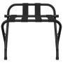 Luggage rack with black backrest 56x39x52 cm by vidaXL, Luggage racks and suitcase holders - Ref: Foro24-153075, Price: 49,31...