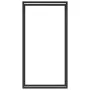 Brennholzregal aus mattschwarzem Stahl, 80 x 28 x 154 cm von vidaXL, Brennholztaschen und -halter - Ref: Foro24-350308, Preis...