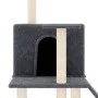 Cat scratcher with dark gray sisal posts 109 cm by vidaXL, Cat furniture - Ref: Foro24-171671, Price: 40,93 €, Discount: %