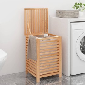 Wäschekorb aus massivem Walnussholz, 45 x 45 x 65 cm von vidaXL, Wäschekörbe - Ref: Foro24-350353, Preis: 74,68 €, Rabatt: %