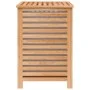 Wäschekorb aus massivem Walnussholz, 45 x 45 x 65 cm von vidaXL, Wäschekörbe - Ref: Foro24-350353, Preis: 76,27 €, Rabatt: %