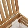 Solid walnut wood laundry basket 45x45x65 cm by vidaXL, Laundry baskets - Ref: Foro24-350353, Price: 74,83 €, Discount: %