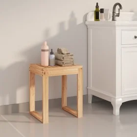 Badezimmerhocker aus massivem Walnussholz, 40 x 30 x 46 cm von vidaXL, Duschsitze und Bänke - Ref: Foro24-350344, Preis: 39,3...