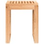 Solid walnut wood bathroom stool 40x30x46 cm by vidaXL, Shower seats and benches - Ref: Foro24-350344, Price: 41,82 €, Discou...