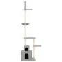 Cat scratching post floor to ceiling light gray 250.5-276.5 cm by vidaXL, Cat furniture - Ref: Foro24-171721, Price: 62,58 €,...