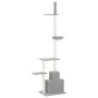 Cat scratching post floor to ceiling light gray 250.5-276.5 cm by vidaXL, Cat furniture - Ref: Foro24-171721, Price: 62,58 €,...