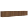 Set de muebles para TV 2 pzas madera contrachapada roble marrón de vidaXL, Muebles TV - Ref: Foro24-3120283, Precio: 96,33 €,...