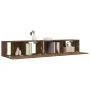 TV furniture set, 2 pieces, plywood, brown oak by vidaXL, TV Furniture - Ref: Foro24-3120283, Price: 105,04 €, Discount: %