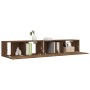 TV-Möbelset 2-tlg. Sperrholz Eiche braun von vidaXL, TV-Möbel - Ref: Foro24-3120283, Preis: 102,02 €, Rabatt: %