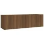 TV furniture set, 2 pieces, plywood, brown oak by vidaXL, TV Furniture - Ref: Foro24-3120283, Price: 105,04 €, Discount: %