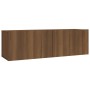 TV-Möbelset 2-tlg. Sperrholz Eiche braun von vidaXL, TV-Möbel - Ref: Foro24-3120283, Preis: 102,02 €, Rabatt: %