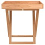 Folding solid walnut wood tray table 52x36x56.5 cm by vidaXL, Trays - Ref: Foro24-350349, Price: 61,50 €, Discount: %