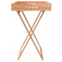 Folding solid walnut wood tray table 52x36x56.5 cm by vidaXL, Trays - Ref: Foro24-350349, Price: 61,50 €, Discount: %