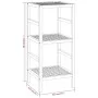Solid walnut wood bathroom shelf 35.5x35.5x79 cm by vidaXL, Bookcases and shelves - Ref: Foro24-350363, Price: 56,14 €, Disco...