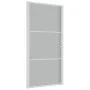 Matte white glass and aluminum interior door 102.5x201.5 cm by vidaXL, Doors for the home - Ref: Foro24-350579, Price: 220,51...