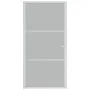 Matte white glass and aluminum interior door 102.5x201.5 cm by vidaXL, Doors for the home - Ref: Foro24-350579, Price: 220,51...