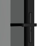 Innentür EGS-Glas und schwarzes Aluminium 76x201,5 cm von vidaXL, Türen für zu Hause - Ref: Foro24-350564, Preis: 244,15 €, R...