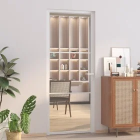 Innentür EGS Glas und weißes Aluminium 83x201,5 cm von vidaXL, Türen für zu Hause - Ref: Foro24-350569, Preis: 231,70 €, Raba...