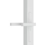 Innentür EGS Glas und weißes Aluminium 83x201,5 cm von vidaXL, Türen für zu Hause - Ref: Foro24-350569, Preis: 246,46 €, Raba...