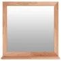 Solid walnut wood wall mirror 55x55 cm by vidaXL, Mirrors - Ref: Foro24-350358, Price: 49,28 €, Discount: %