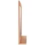 Solid walnut wood wall mirror 55x55 cm by vidaXL, Mirrors - Ref: Foro24-350358, Price: 49,28 €, Discount: %