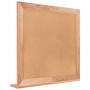 Espejo de pared madera maciza nogal 55x55 cm de vidaXL, Espejos - Ref: Foro24-350358, Precio: 52,59 €, Descuento: %