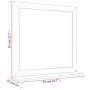 Espejo de pared madera maciza nogal 55x55 cm de vidaXL, Espejos - Ref: Foro24-350358, Precio: 52,59 €, Descuento: %