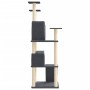 Katzenkratzbaum mit dunkelgrauen Sisalstämmen, 153 cm von vidaXL, Katzenmöbel - Ref: Foro24-171695, Preis: 67,03 €, Rabatt: %