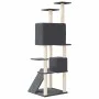 Cat scratching post with dark gray sisal posts 153 cm by vidaXL, Cat furniture - Ref: Foro24-171695, Price: 66,11 €, Discount: %