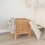 Badezimmerhocker aus massivem Walnussholz, 48 x 47,5 x 52 cm von vidaXL, Wäschekörbe - Ref: Foro24-350350, Preis: 82,98 €, Ra...