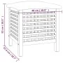 Badezimmerhocker aus massivem Walnussholz, 48 x 47,5 x 52 cm von vidaXL, Wäschekörbe - Ref: Foro24-350350, Preis: 82,98 €, Ra...