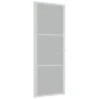 Innentür aus mattweißem Glas und Aluminium 76x201,5 cm von vidaXL, Türen für zu Hause - Ref: Foro24-350576, Preis: 224,66 €, ...