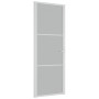 Innentür aus mattweißem Glas und Aluminium 76x201,5 cm von vidaXL, Türen für zu Hause - Ref: Foro24-350576, Preis: 220,39 €, ...