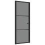 Innentür EGS-Glas und schwarzes Aluminium 83x201,5 cm von vidaXL, Türen für zu Hause - Ref: Foro24-350561, Preis: 366,93 €, R...