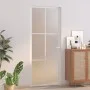 Innentür aus mattweißem Glas und Aluminium, 83 x 201,5 cm von vidaXL, Türen für zu Hause - Ref: Foro24-350581, Preis: 231,59 ...