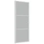 Matte white glass and aluminum interior door 83x201.5 cm by vidaXL, Doors for the home - Ref: Foro24-350577, Price: 212,46 €,...