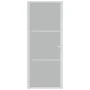 Matte white glass and aluminum interior door 83x201.5 cm by vidaXL, Doors for the home - Ref: Foro24-350577, Price: 212,46 €,...