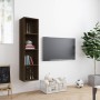 TV-Schrank/Regal aus braunem Eichenholz, 143 x 30 x 36 cm von vidaXL, Regale und Regale - Ref: Foro24-815272, Preis: 72,19 €,...