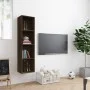 TV-Schrank/Regal aus braunem Eichenholz, 143 x 30 x 36 cm von vidaXL, Regale und Regale - Ref: Foro24-815272, Preis: 70,22 €,...