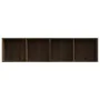 TV-Schrank/Regal aus braunem Eichenholz, 143 x 30 x 36 cm von vidaXL, Regale und Regale - Ref: Foro24-815272, Preis: 70,22 €,...