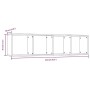 TV-Schrank/Regal aus braunem Eichenholz, 143 x 30 x 36 cm von vidaXL, Regale und Regale - Ref: Foro24-815272, Preis: 72,19 €,...