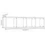TV-Schrank/Regal aus braunem Eichenholz, 143 x 30 x 36 cm von vidaXL, Regale und Regale - Ref: Foro24-815272, Preis: 70,22 €,...