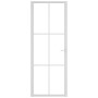 Innentür aus Glas ESG und weißem Aluminium 76x201,5 cm von vidaXL, Türen für zu Hause - Ref: Foro24-350572, Preis: 198,38 €, ...