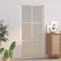 Innentür aus mattweißem Glas und Aluminium, 93 x 201,5 cm von vidaXL, Türen für zu Hause - Ref: Foro24-350582, Preis: 189,40 ...