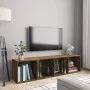 TV-Schrank/Regal aus geräuchertem Eichenholz, 143 x 30 x 36 cm von vidaXL, Regale und Regale - Ref: Foro24-815270, Preis: 65,...